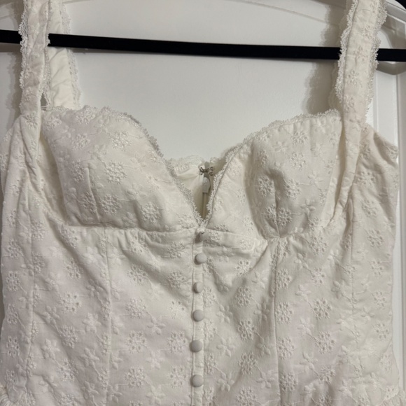 Brigitte Embroidered Lace Fit & Flare Dress - Picture 4 of 6